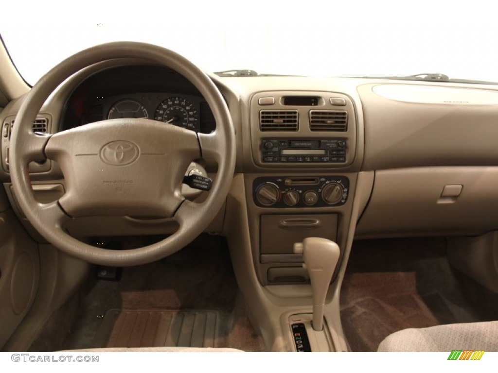 1999 Corolla CE - Venetian Red Pearl / Pebble Beige photo #15