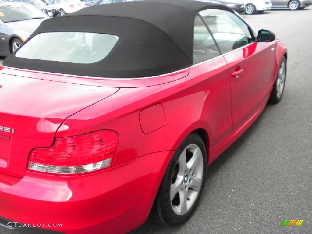 2008 1 Series 135i Convertible - Crimson Red / Black photo #5