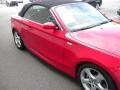 2008 Crimson Red BMW 1 Series 135i Convertible  photo #6