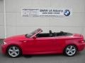 2008 Crimson Red BMW 1 Series 135i Convertible  photo #9