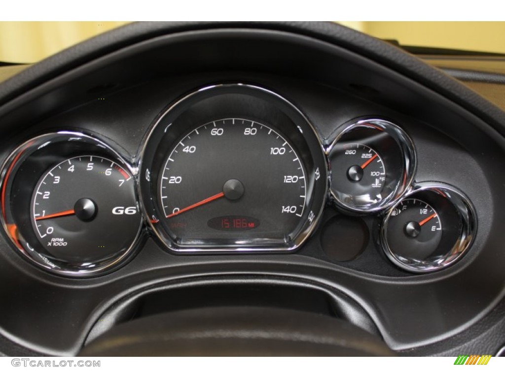 2008 Pontiac G6 GT Sedan Gauges Photos