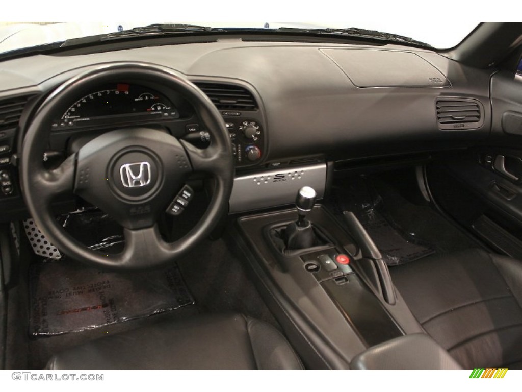 2007 Honda S2000 Roadster Black Dashboard Photo #54350170