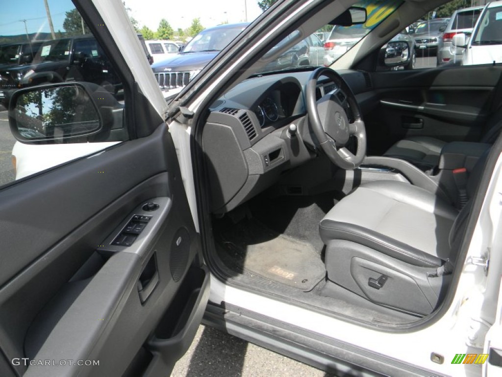 2008 Grand Cherokee Laredo 4x4 - Stone White / Dark Slate Gray/Light Graystone photo #15