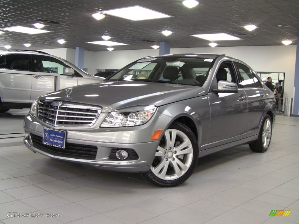 2011 C 300 Luxury 4Matic - Palladium Silver Metallic / Black photo #1