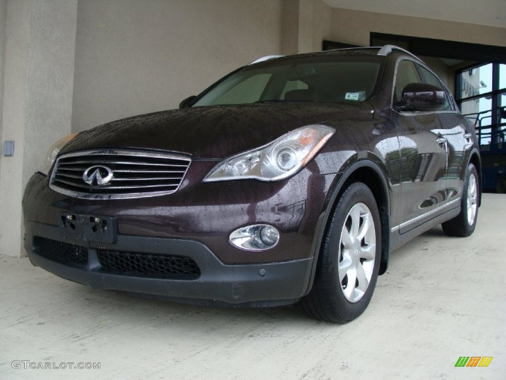 Dark Currant Red 2008 Infiniti EX 35 Journey AWD Exterior Photo #54351904