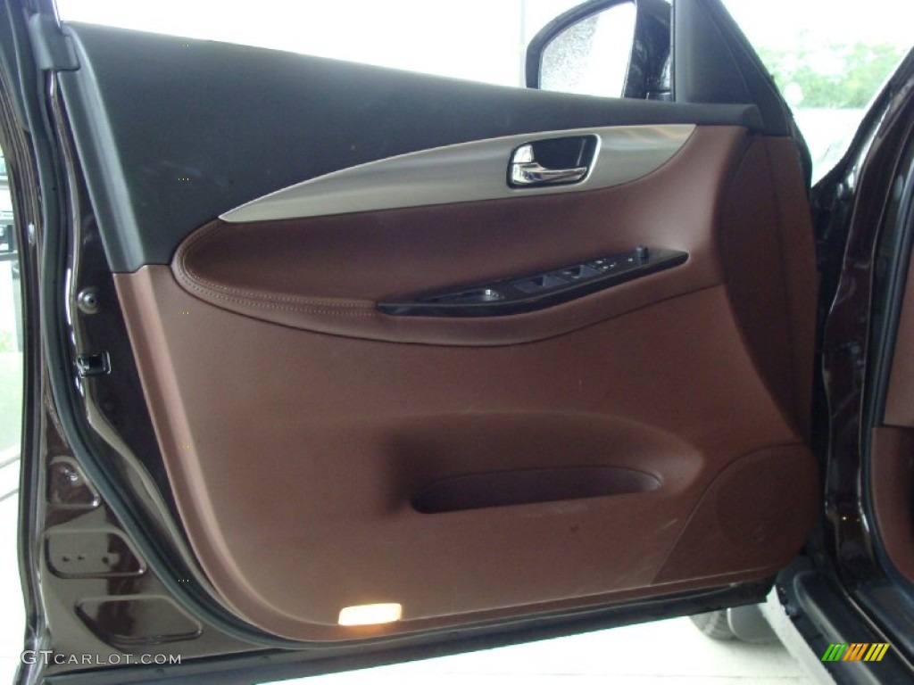 2008 Infiniti EX 35 Journey AWD Chestnut Door Panel Photo #54351964