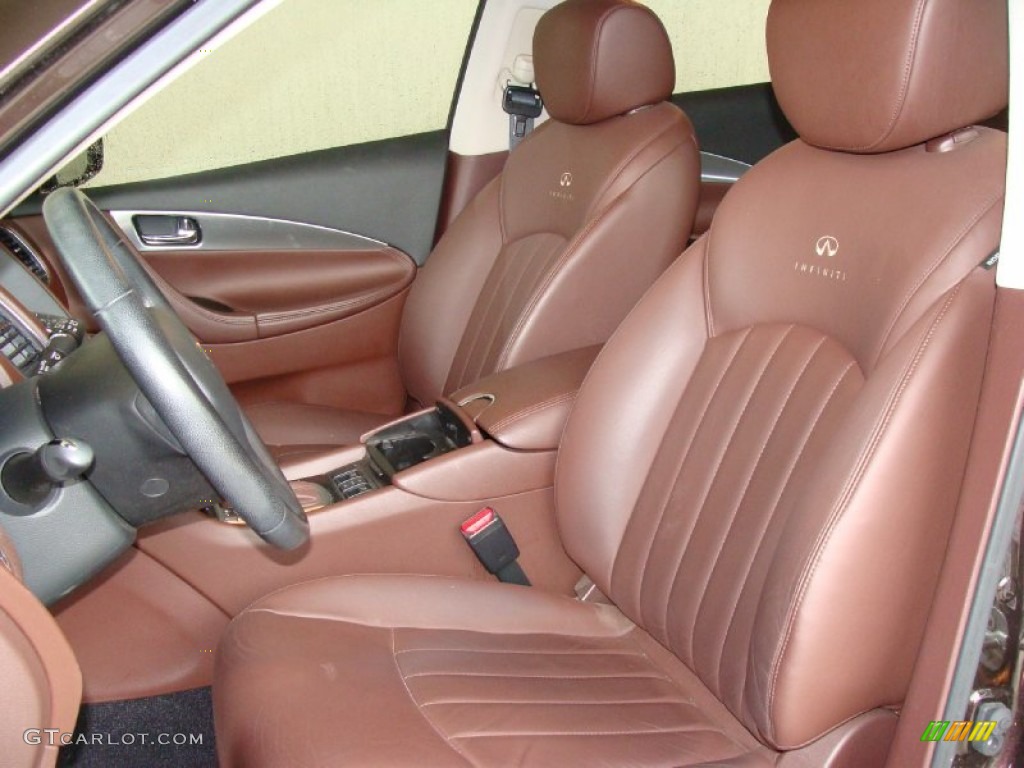 Chestnut Interior 2008 Infiniti EX 35 Journey AWD Photo #54351973