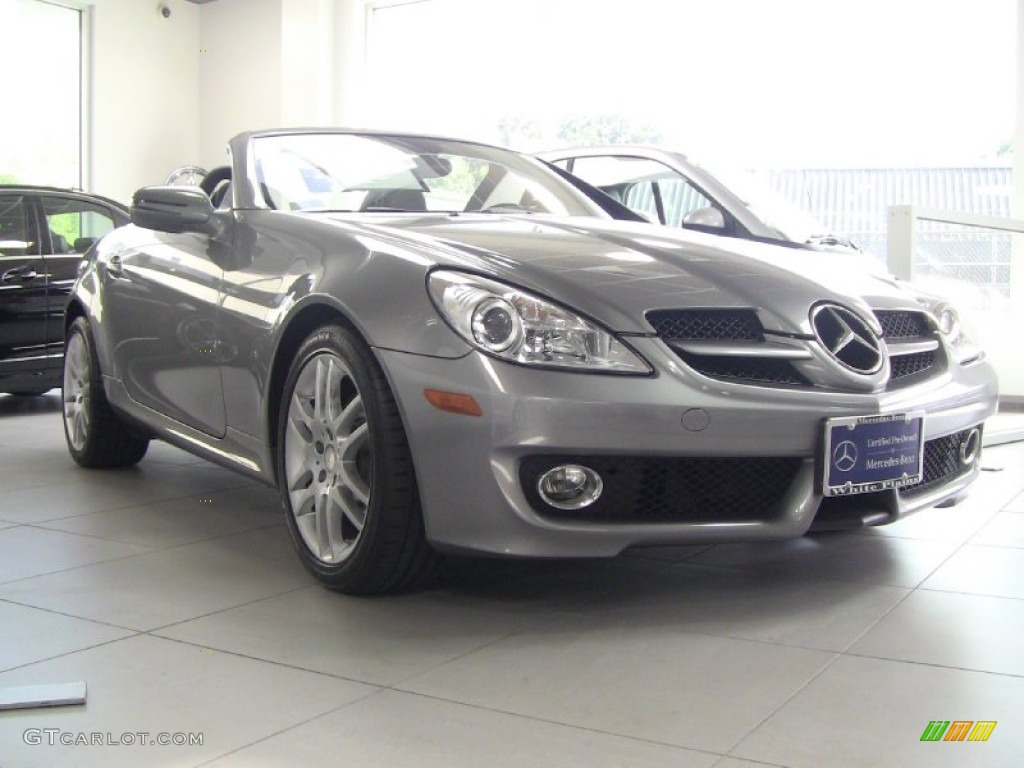2009 Palladium Silver Metallic MercedesBenz SLK 300 Roadster 54256825