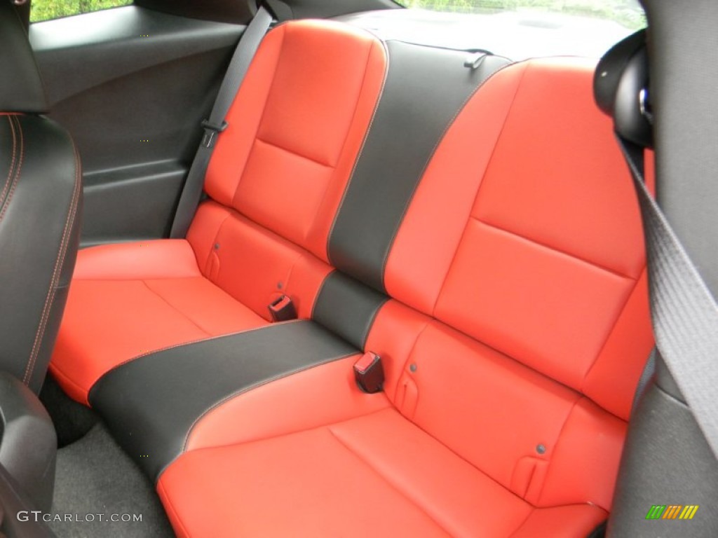 Black/Inferno Orange Interior 2010 Chevrolet Camaro SS/RS Coupe Photo #54352567