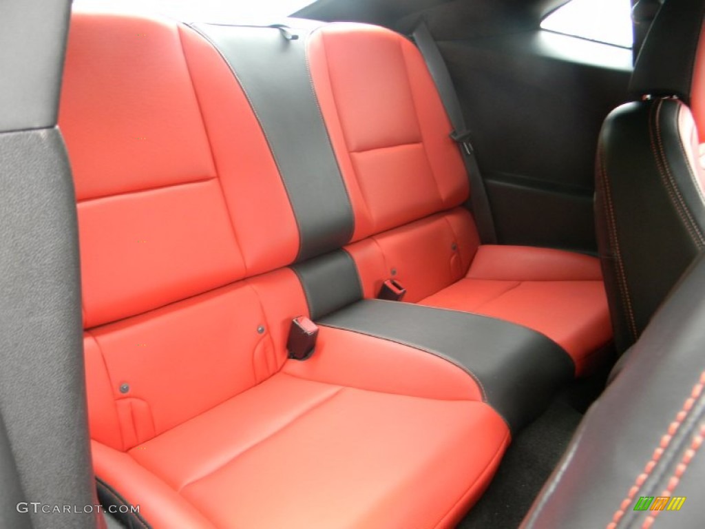 Black/Inferno Orange Interior 2010 Chevrolet Camaro SS/RS Coupe Photo #54352600