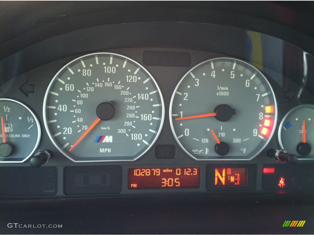 2004 BMW M3 Coupe Gauges Photo #54353713