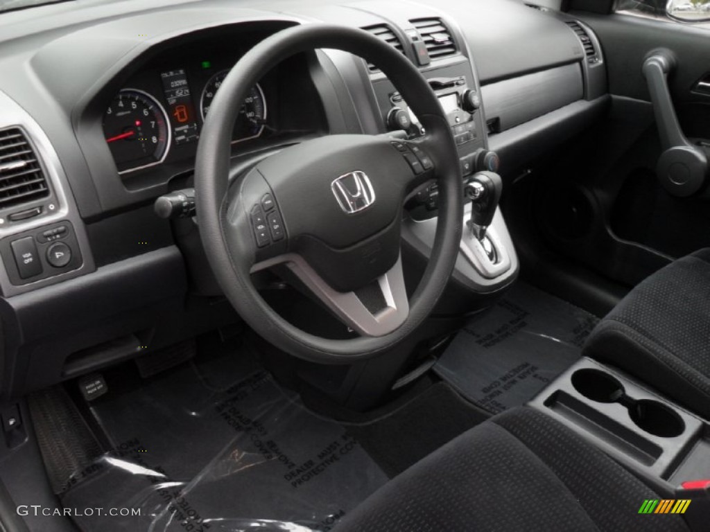 Black Interior 2008 Honda CR-V EX Photo #54355612