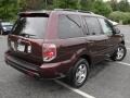 2007 Dark Cherry Pearl Honda Pilot EX-L  photo #4