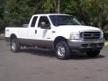 2004 Oxford White Ford F250 Super Duty Lariat SuperCab 4x4  photo #1