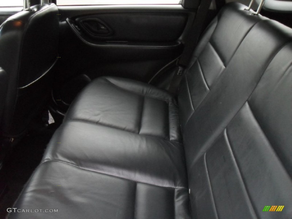 Ebony Black Interior 2004 Ford Escape Limited Photo #54356399