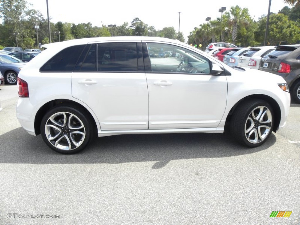 White Platinum Tri-Coat 2011 Ford Edge Sport Exterior Photo #54356407