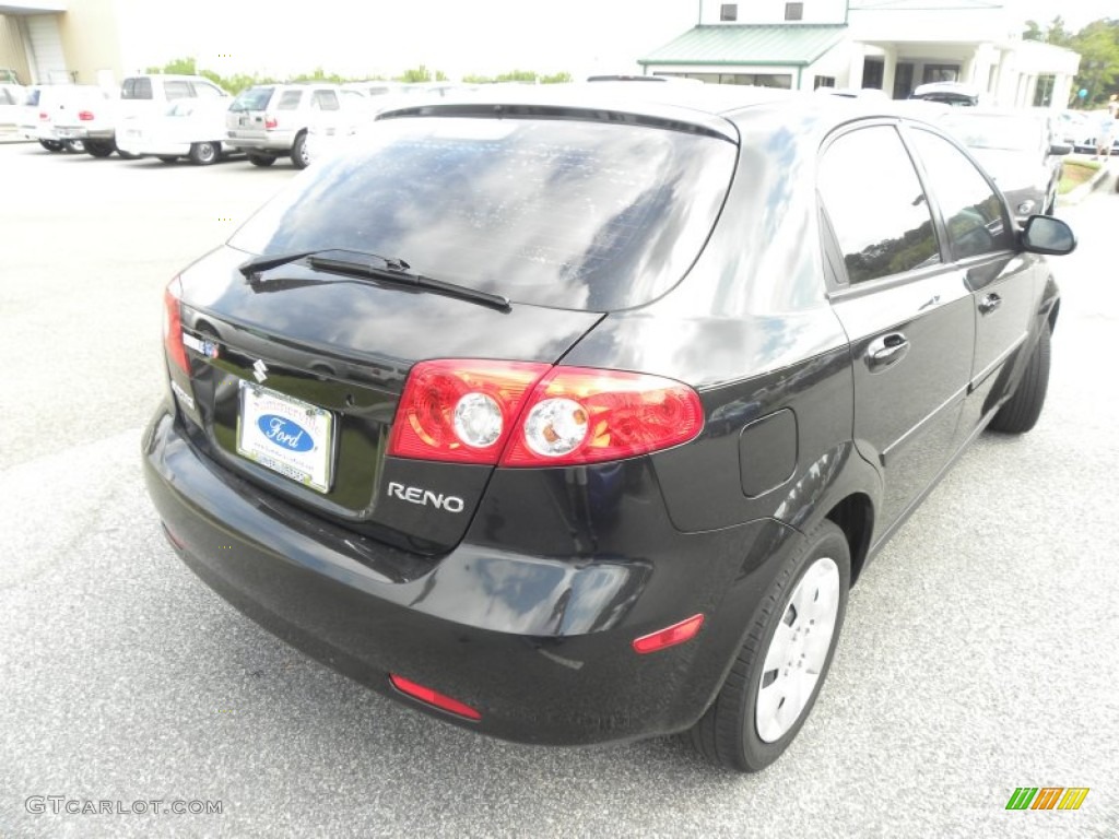 2008 Reno  - Fantasy Black Metallic / Grey photo #13