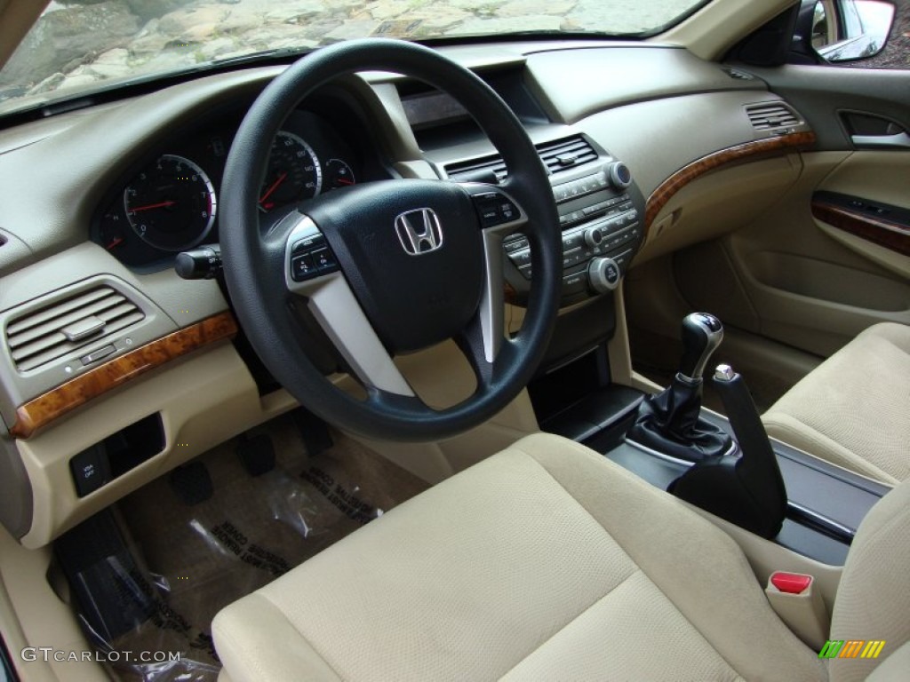 2008 Honda Accord EX Sedan Ivory Dashboard Photo #54357694