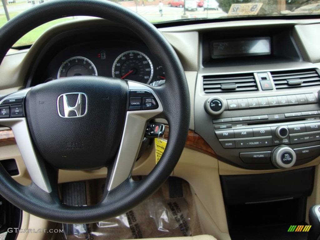 2008 Honda Accord EX Sedan Ivory Dashboard Photo #54357697