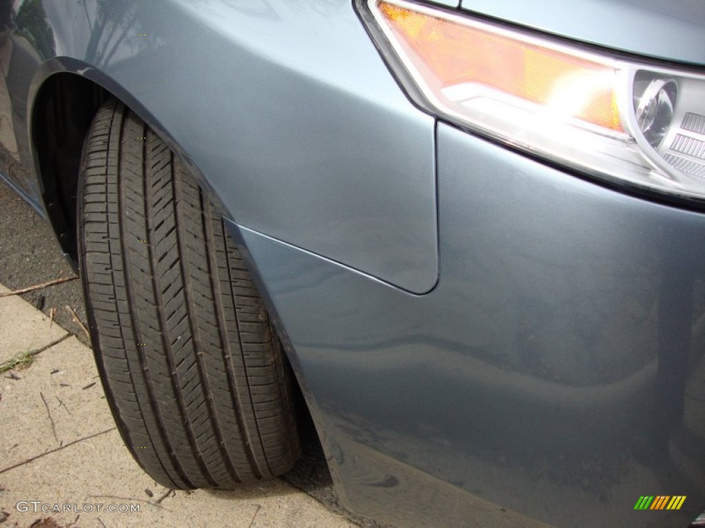 2011 TL 3.5 Technology - Borealis Blue Pearl / Parchment Beige photo #13