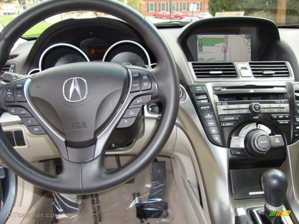 2011 Acura TL 3.5 Technology Parchment Beige Dashboard Photo #54357916