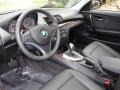 Black 2011 BMW 1 Series 135i Coupe Interior Color