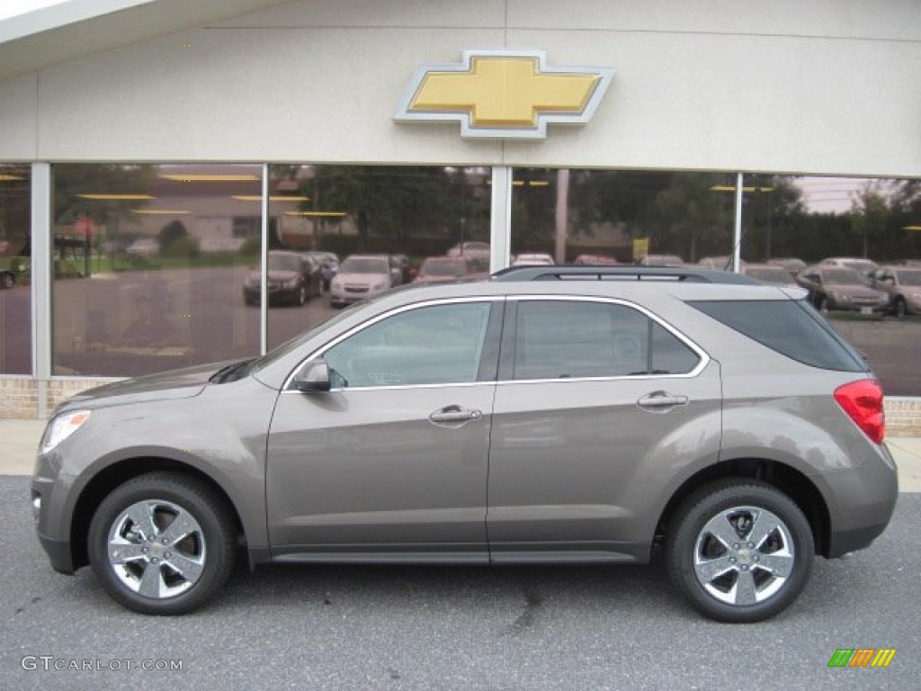 Mocha Steel Metallic 2012 Chevrolet Equinox LT AWD Exterior Photo #54358978