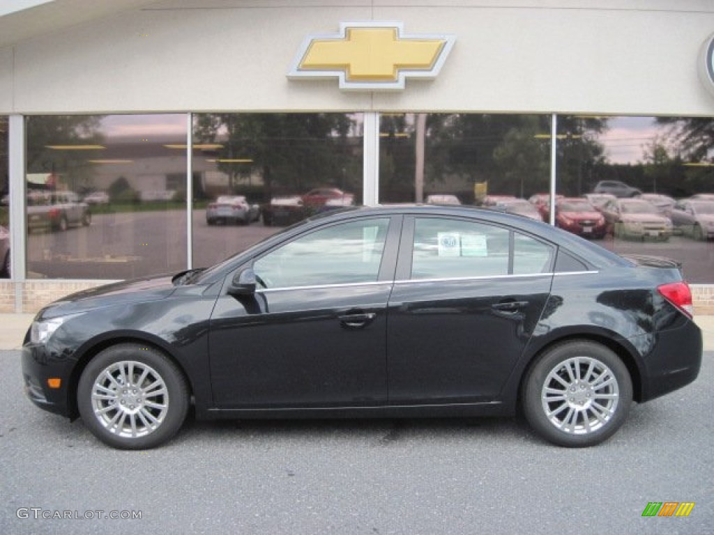 Black Granite Metallic 2012 Chevrolet Cruze Eco Exterior Photo #54359086