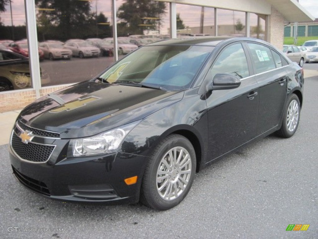 Black Granite Metallic 2012 Chevrolet Cruze Eco Exterior Photo #54359092