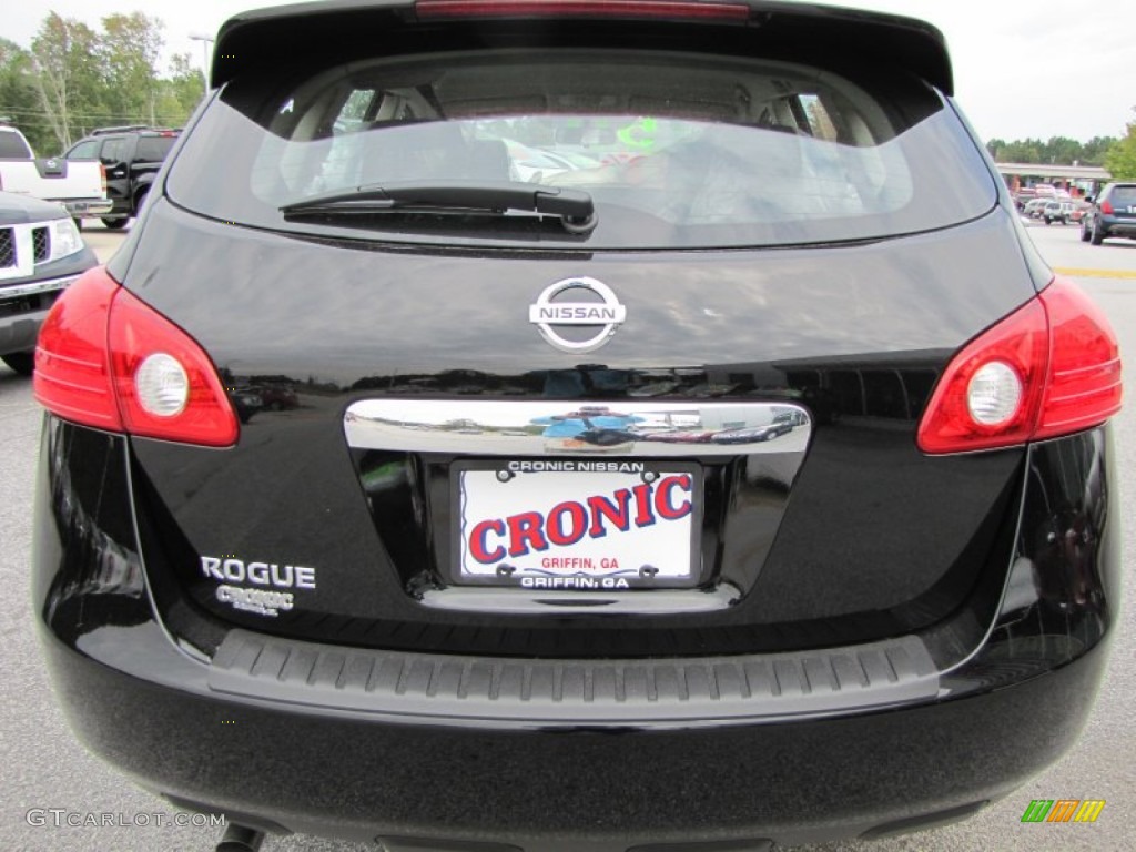 2011 Rogue S - Wicked Black / Black photo #4