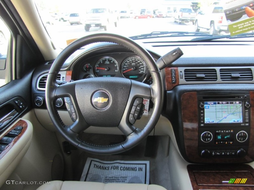 2008 Tahoe LTZ 4x4 - White Diamond Tricoat / Light Cashmere/Ebony photo #4