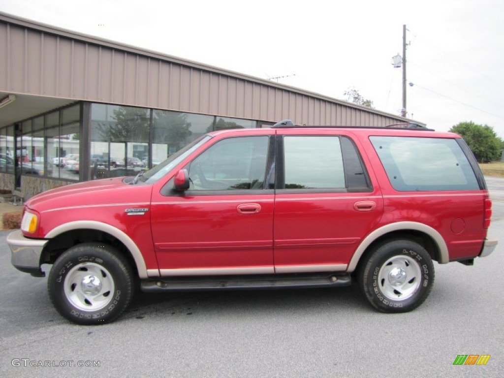 Laser Red Metallic 1997 Ford Expedition Eddie Bauer 4x4 Exterior Photo #54361144