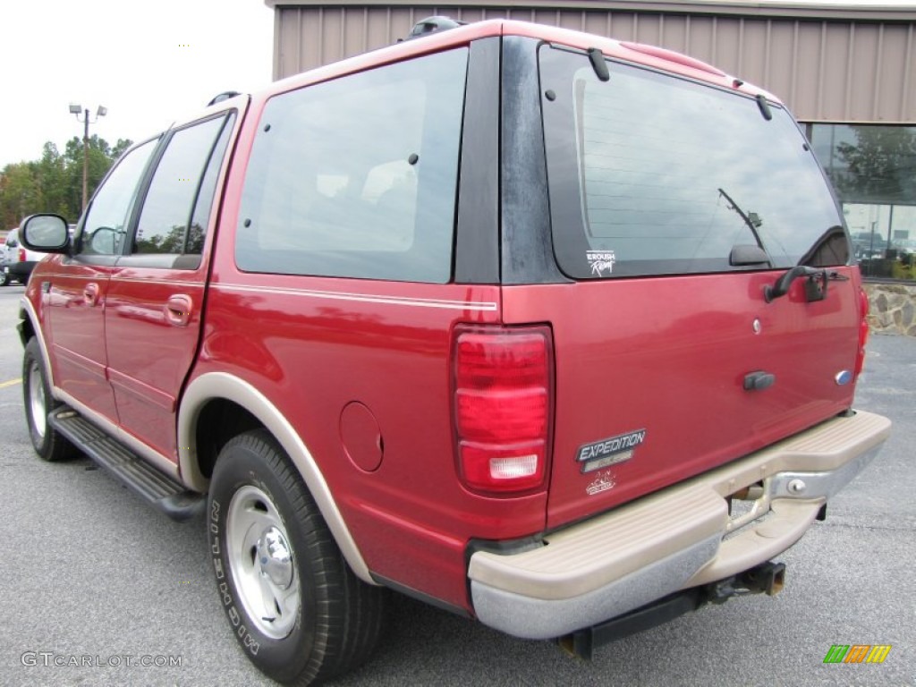 1997 Expedition Eddie Bauer 4x4 - Laser Red Metallic / Medium Prairie Tan photo #5