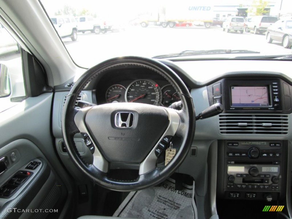 2004 Honda Pilot EX-L 4WD Gray Dashboard Photo #54361759
