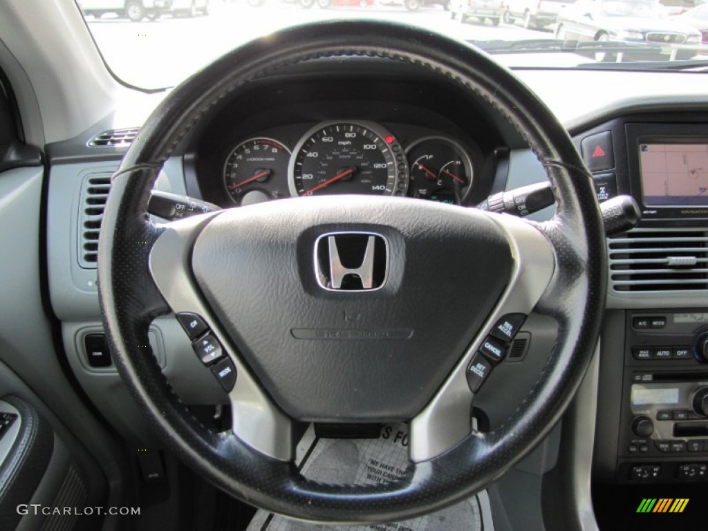 2004 Honda Pilot EX-L 4WD Gray Steering Wheel Photo #54361771