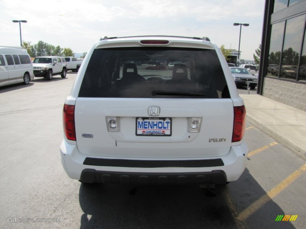 2004 Pilot EX-L 4WD - Taffeta White / Gray photo #35