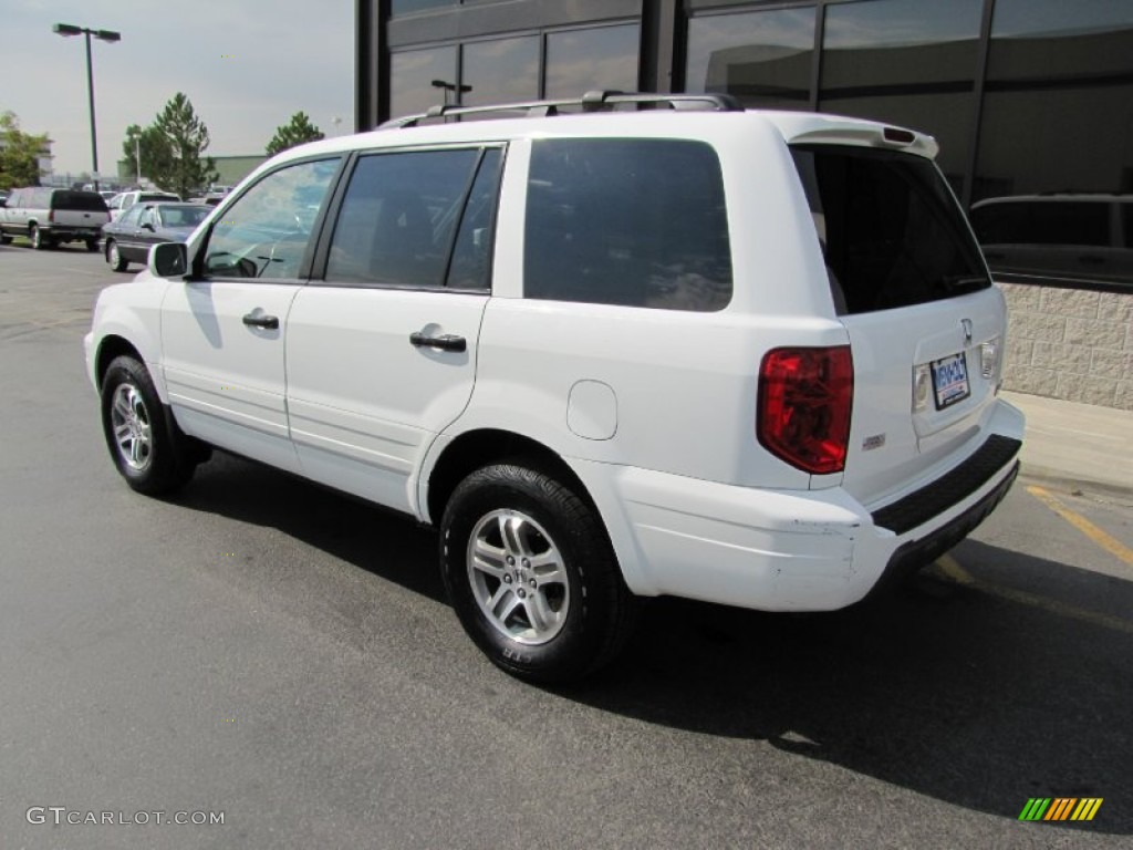 2004 Pilot EX-L 4WD - Taffeta White / Gray photo #36