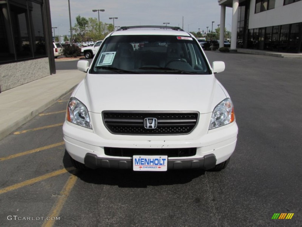 2004 Pilot EX-L 4WD - Taffeta White / Gray photo #38