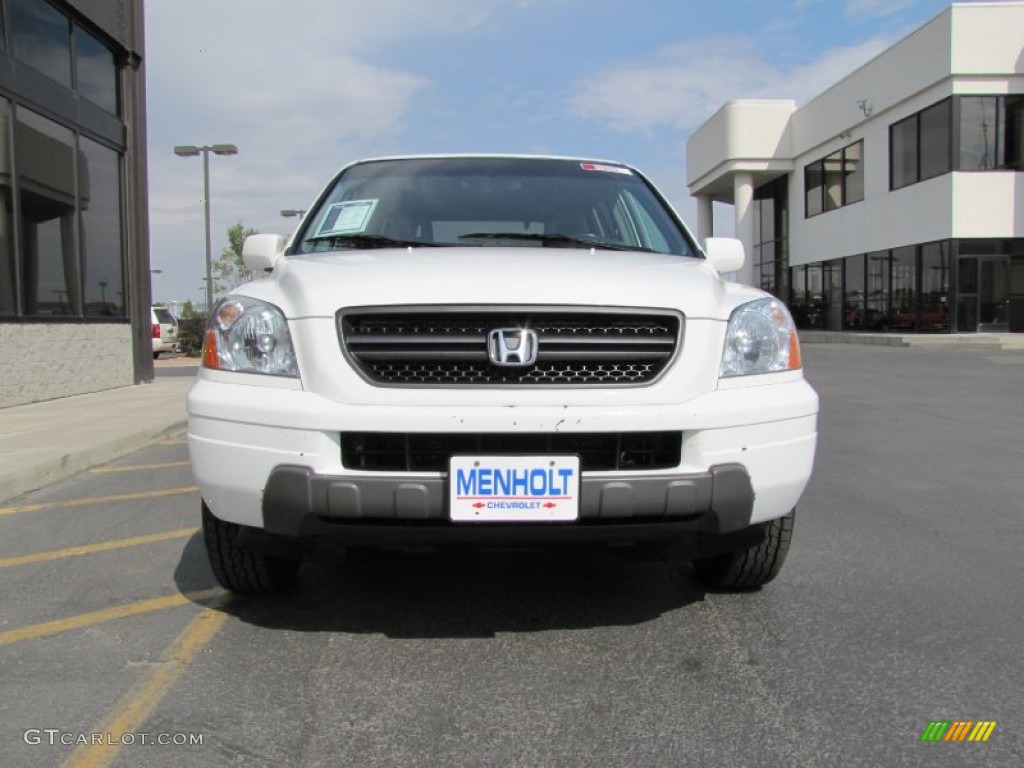 2004 Pilot EX-L 4WD - Taffeta White / Gray photo #39