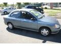 2002 Steel Blue Kia Rio Sedan  photo #3