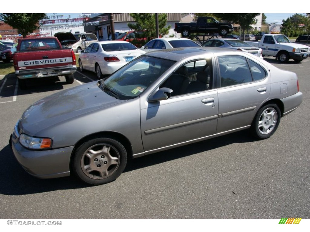 2000 Altima GLE - Brushed Pewter Metallic / Dusk Gray photo #1