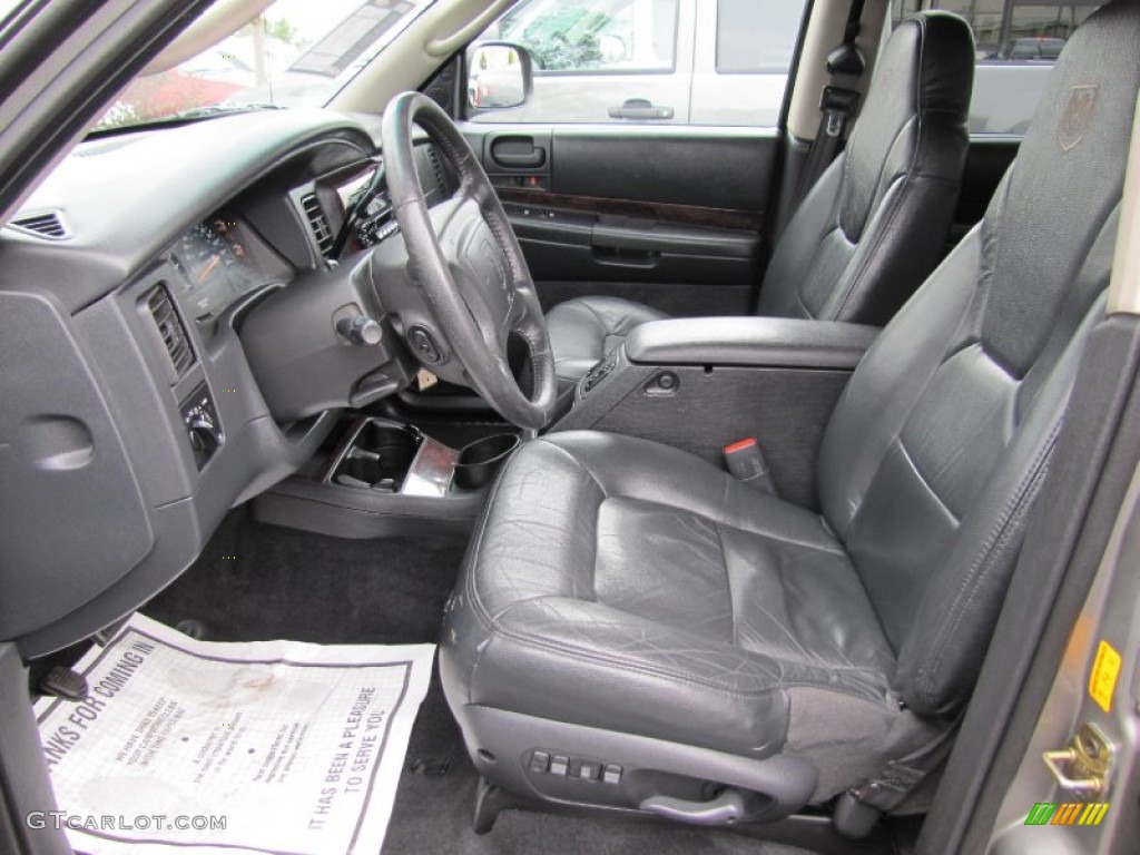 Dark Slate Gray Interior 2001 Dodge Durango SLT 4x4 Photo #54362869