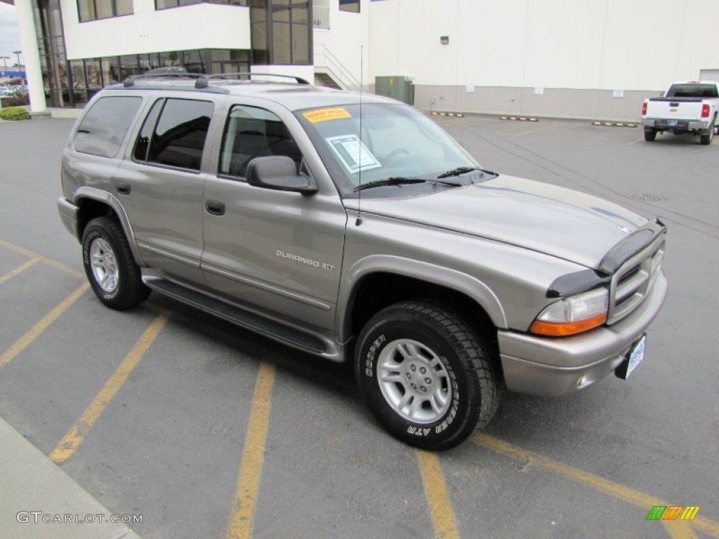 2001 Durango SLT 4x4 - Light Pewter Metallic / Dark Slate Gray photo #34
