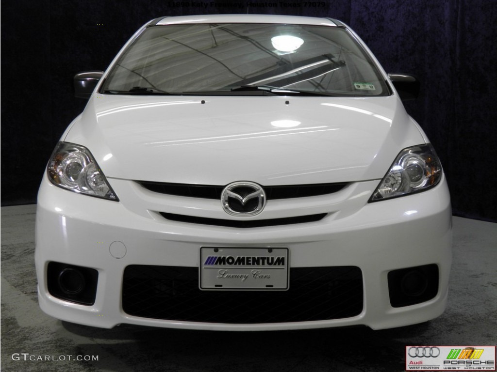 2006 MAZDA5 Sport - Whitewater Pearl / Black photo #13