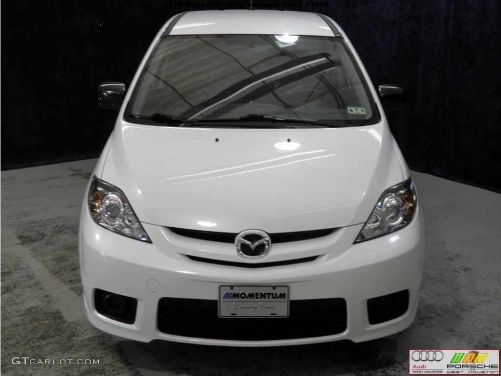 2006 MAZDA5 Sport - Whitewater Pearl / Black photo #14