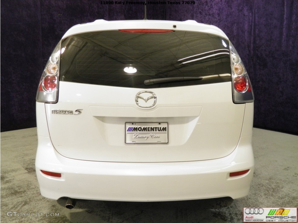 2006 MAZDA5 Sport - Whitewater Pearl / Black photo #15