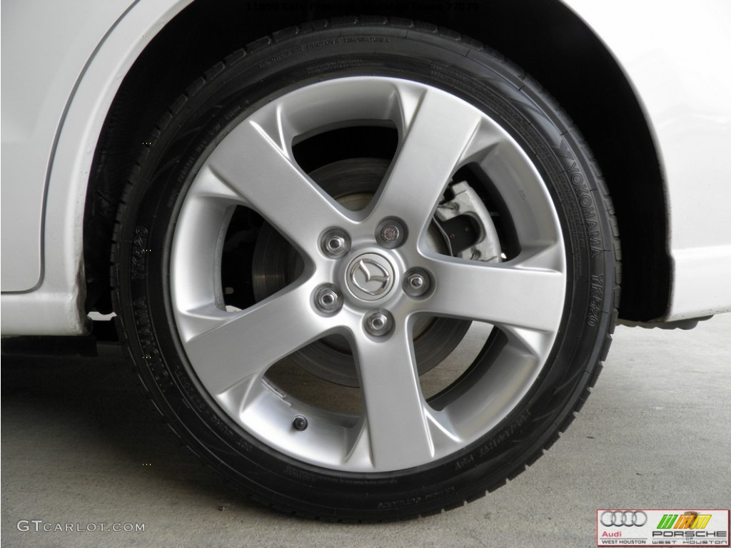 2006 MAZDA5 Sport - Whitewater Pearl / Black photo #25