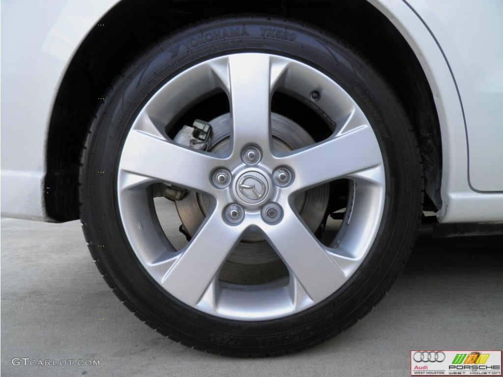 2006 MAZDA5 Sport - Whitewater Pearl / Black photo #26