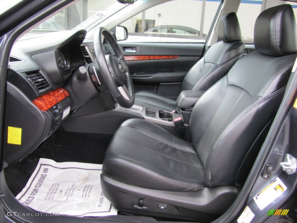 Off Black Interior 2010 Subaru Legacy 3.6R Limited Sedan Photo #54363415