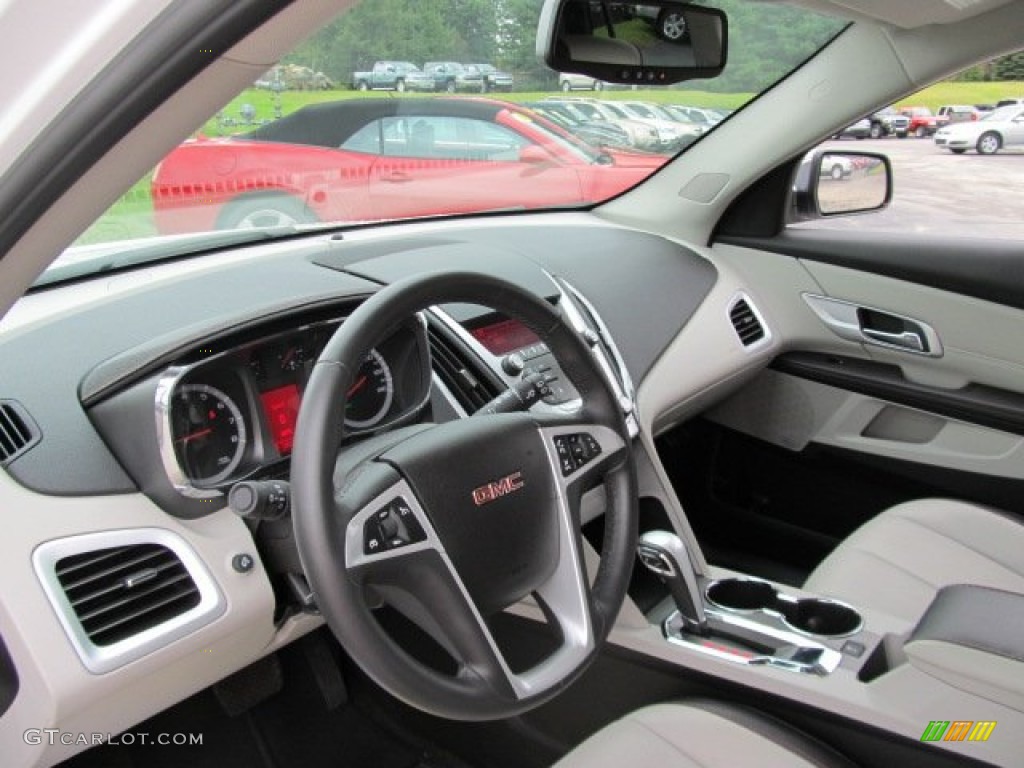 2011 GMC Terrain SLT AWD Light Titanium Steering Wheel Photo #54364474